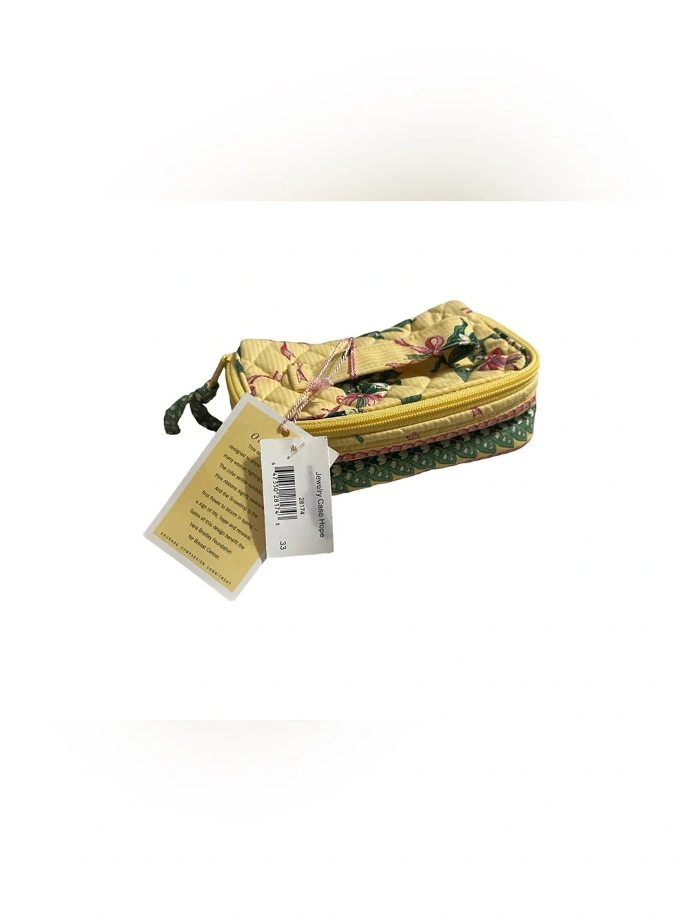 Vera Bradley Hope NWT Retired Floral Travel Jewelry Case